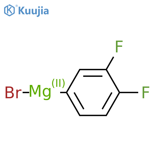3,4-Difluorophenylmagnesium bromide, 0.50 M in 2-MeTHF structure