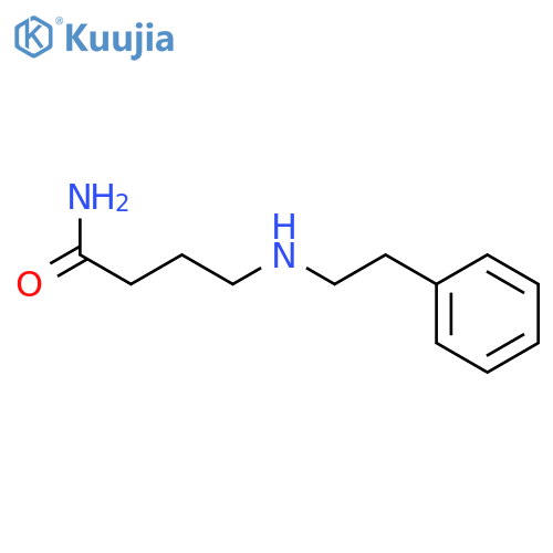 Butanamide, 4-[(2-phenylethyl)amino]- structure