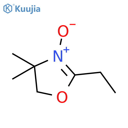 Oxazole, 2-ethyl-4,5-dihydro-4,4-dimethyl-, 3-oxide structure