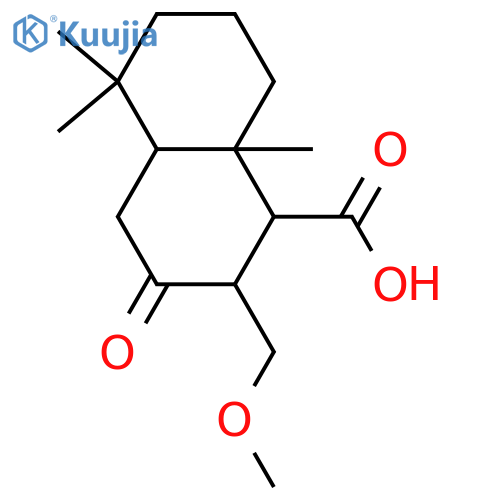 12-Hydroxy-7-oxo-11-drimanoic acid; (5α,8α,9β,10β)-form, Me ether structure
