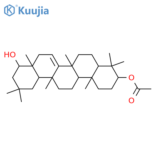 14-Taraxerene-3,22-diol; (3β,22β)-form, 3-Ac structure