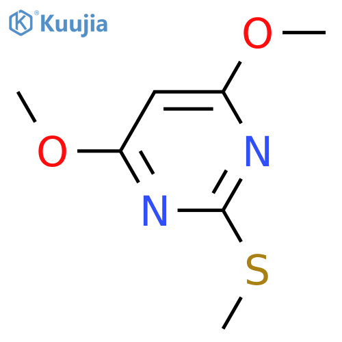 4,6-Dimethoxy-2-Methylthiopyrimidine structure