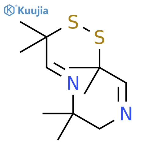 1,2,5,8-Dithiadiazecine, 3,6,7,10-tetrahydro-3,3,6,6,10,10-hexamethyl- structure