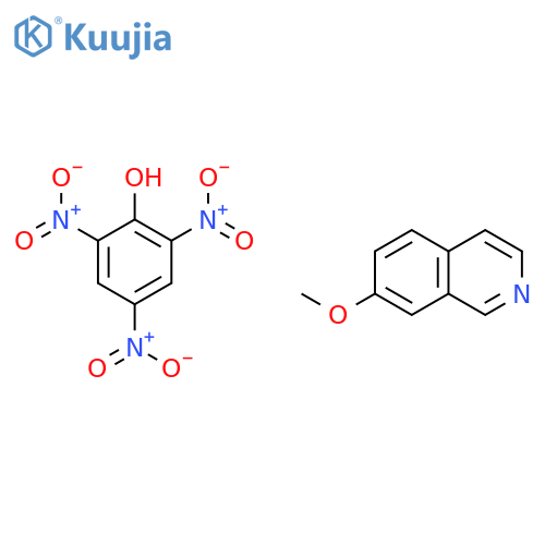 Isoquinoline, 7-methoxy-, compd. with 2,4,6-trinitrophenol structure