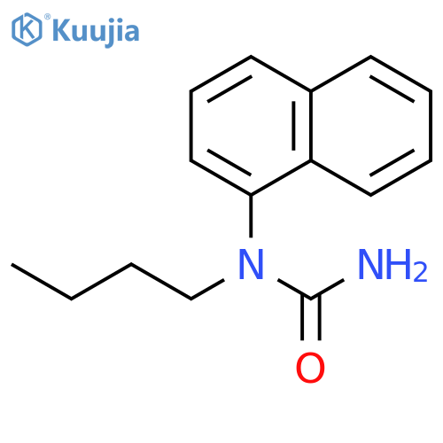 Urea, N-butyl-N-naphthalenyl- structure