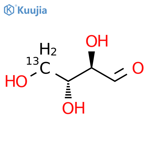 D-Erythrose-4-13C (As a solution in water) structure