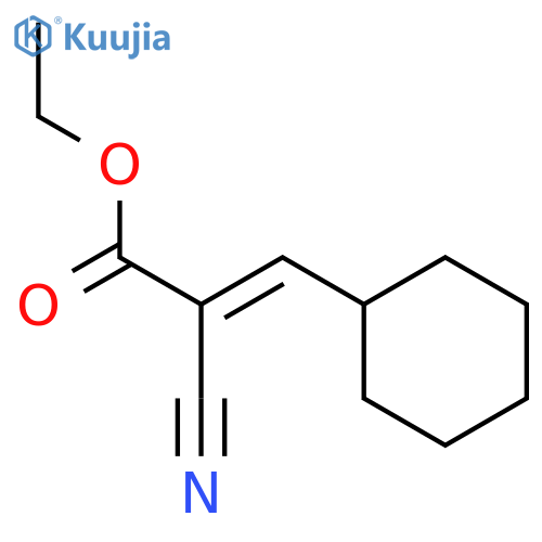 2-PROPENOIC ACID, 2-CYANO-3-CYCLOHEXYL-, ETHYL ESTER, (2E)- structure