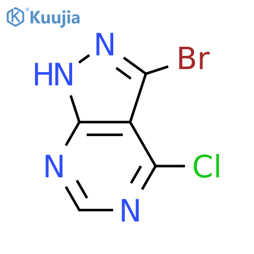 3-Bromo-4-chloro-1H-pyrazolo[3,4-d]pyrimidine structure