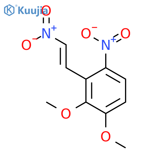 Benzene, 1,2-dimethoxy-4-nitro-3-(2-nitroethenyl)- structure