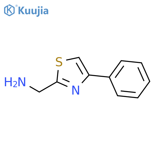 (4-phenyl-1,3-thiazol-2-yl)methanamine structure