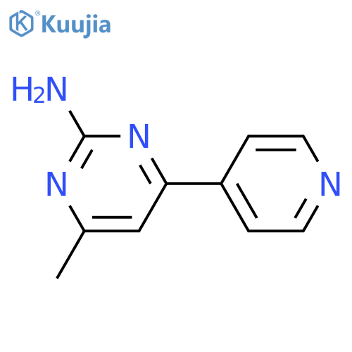 4-Methyl-6-pyridin-4-ylpyrimidin-2-amine structure