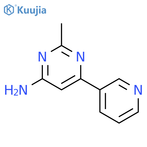 2-methyl-6-(pyridin-3-yl)pyrimidin-4-amine structure