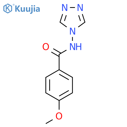 4-methoxy-N-(4H-1,2,4-triazol-4-yl)benzamide structure