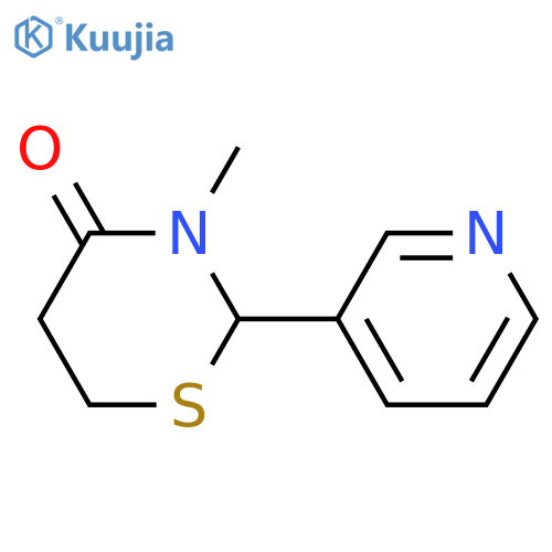 3-Methyl-2-pyridin-3-yl-1,3-thiazinan-4-one structure