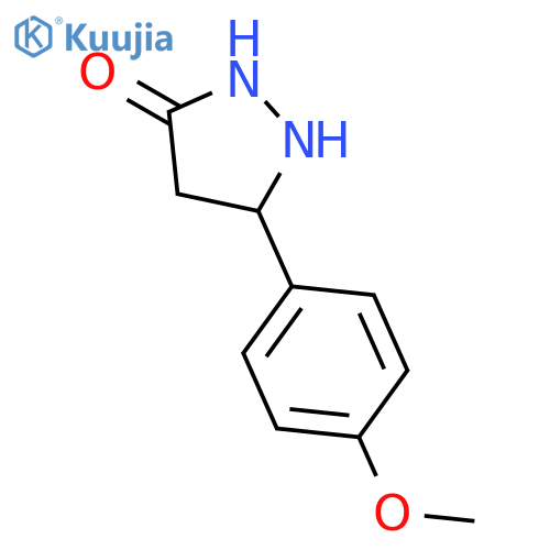 5-(4-Methoxyphenyl)pyrazolidin-3-one structure