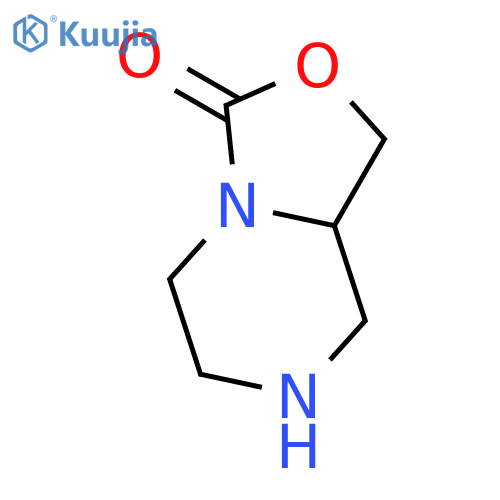 (8aR)-1,5,6,7,8,8a-hexahydrooxazolo[3,4-a]pyrazin-3-one structure