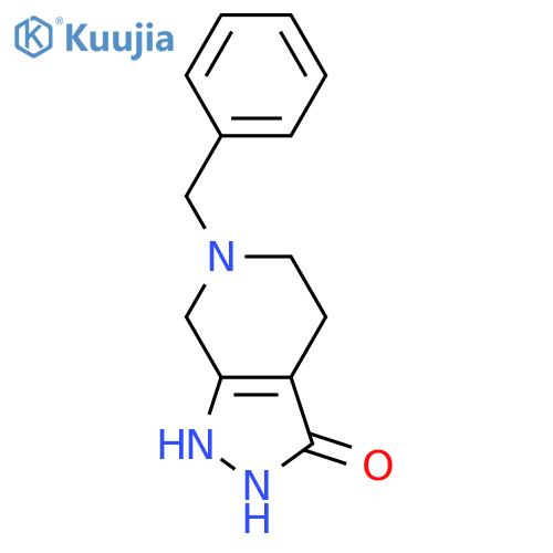 6-Benzyl-4,5,6,7-tetrahydro-1H-pyrazolo3,4-cpyridin-3(2H)-one structure