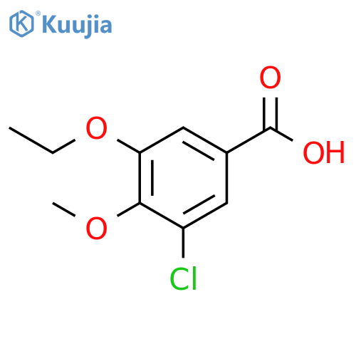 3-chloro-5-ethoxy-4-methoxybenzoic acid structure