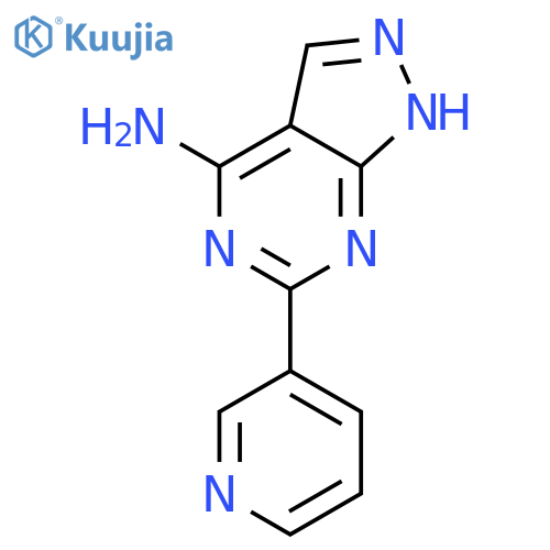 6-pyridin-3-yl-1h-pyrazolo[3,4-d]pyrimidin-4-amine structure