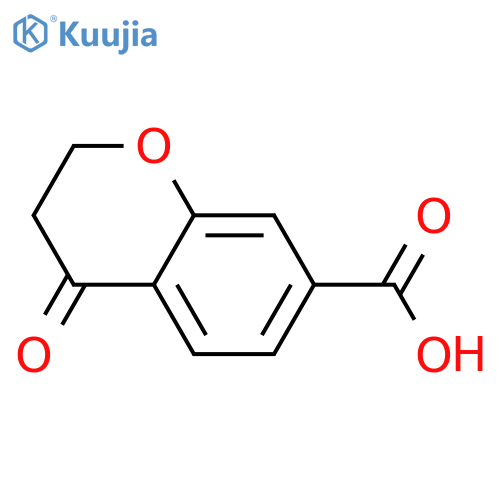 4-Oxochroman-7-carboxylic acid structure