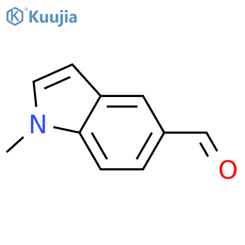 1-Methyl-1H-indole-5-carbaldehyde structure