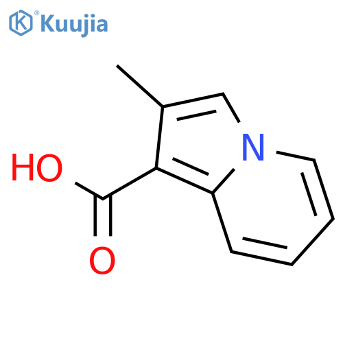 2-methyl-1-Indolizinecarboxylic acid structure