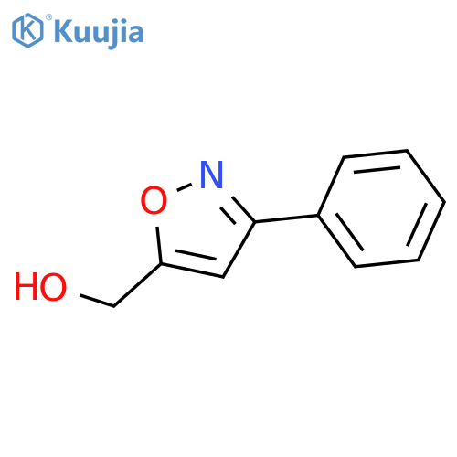 (3-Phenyl-5-isoxazolyl)methanol structure
