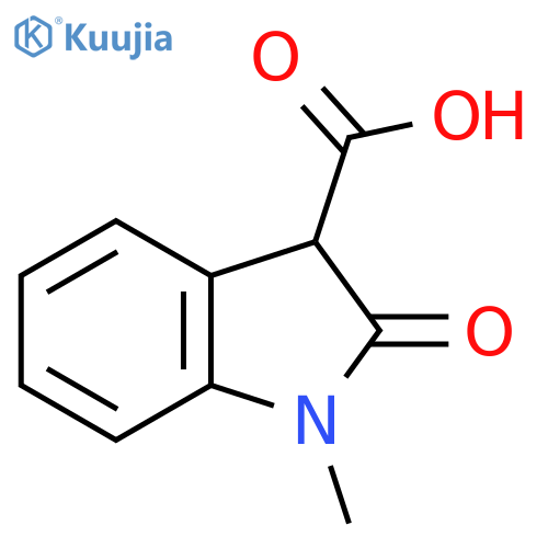 1H-Indole-3-carboxylic acid, 2,3-dihydro-1-methyl-2-oxo- structure