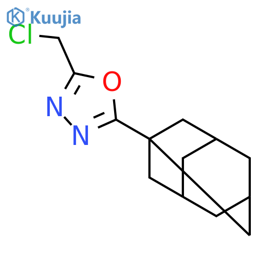 2-(1-Adamantyl)-5-(chloromethyl)-1,3,4-oxadiazole structure