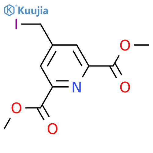 2,6-Pyridinedicarboxylic acid, 4-(iodomethyl)-, dimethyl ester structure