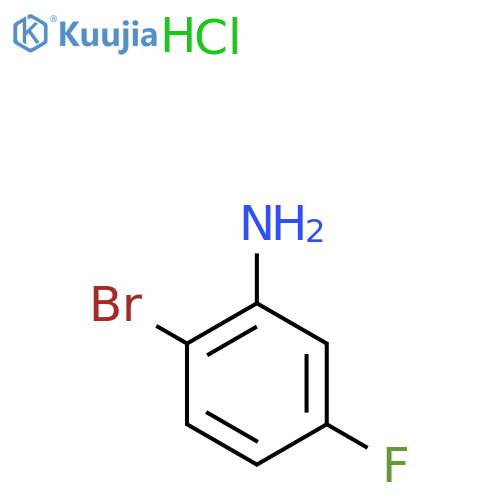 2-Bromo-5-fluoroaniline hydrochloride structure