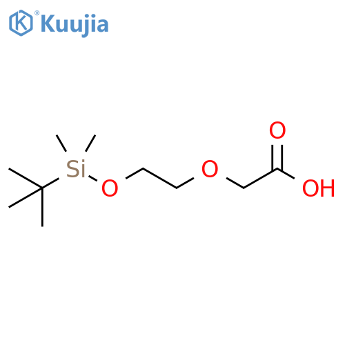 Acetic acid, 2-[2-[[(1,1-dimethylethyl)dimethylsilyl]oxy]ethoxy]- structure