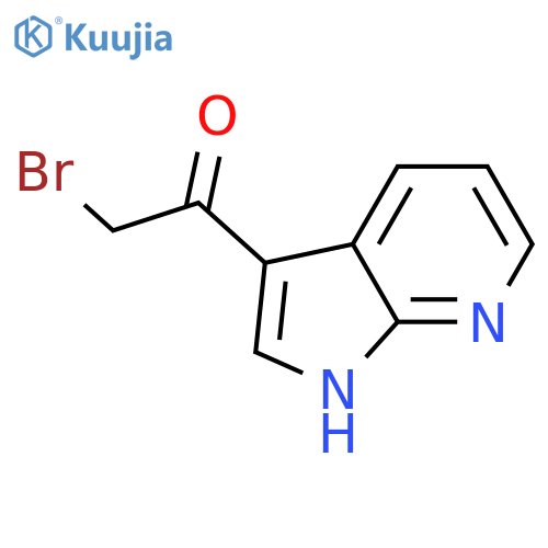 2-Bromo-1-(1h-pyrrolo2,3-bpyridin-3-yl)ethanone structure