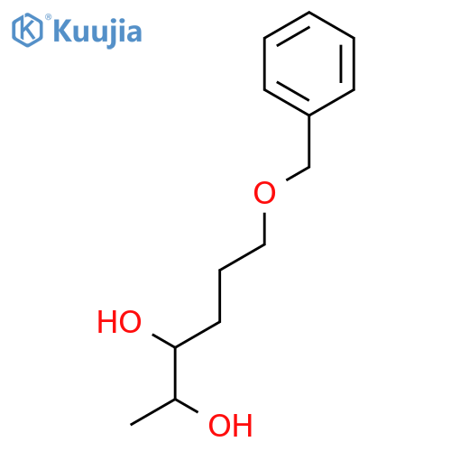 2,3-Hexanediol, 6-(phenylmethoxy)-, (2R,3R)- structure