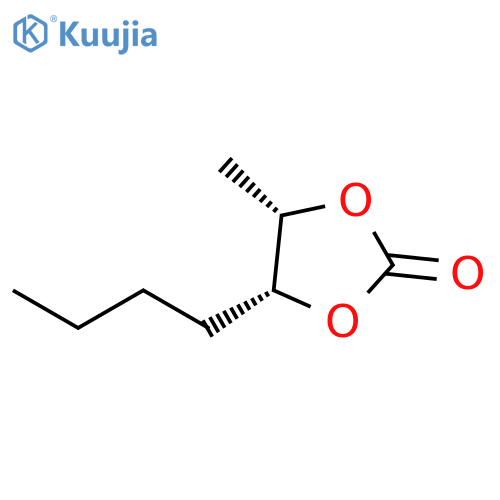 1,3-Dioxolan-2-one, 4-butyl-5-methyl-, (4R,5S)-rel- structure