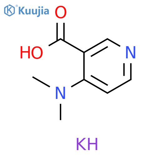 3-Pyridinecarboxylic acid, 4-(dimethylamino)-, potassium salt structure