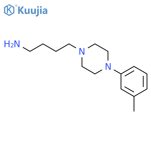4-4-(3-Methylphenyl)piperazin-1-ylbutan-1-amine structure