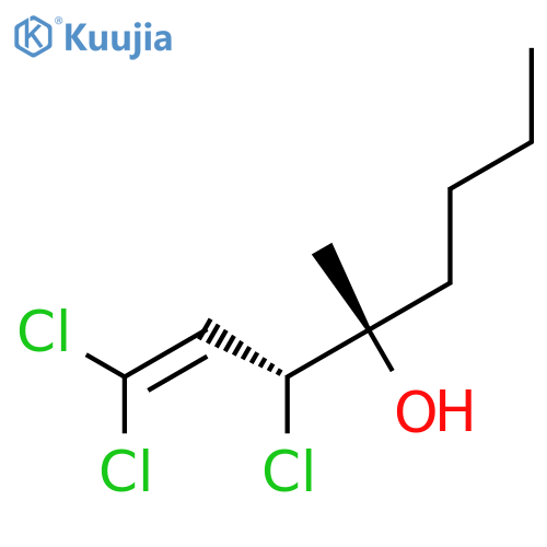 1-OCTEN-4-OL, 1,1,3-TRICHLORO-4-METHYL-, (R*,S*)- structure