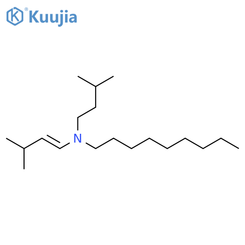 1-Nonanamine, N-(3-methyl-1-butenyl)-N-(3-methylbutyl)- structure