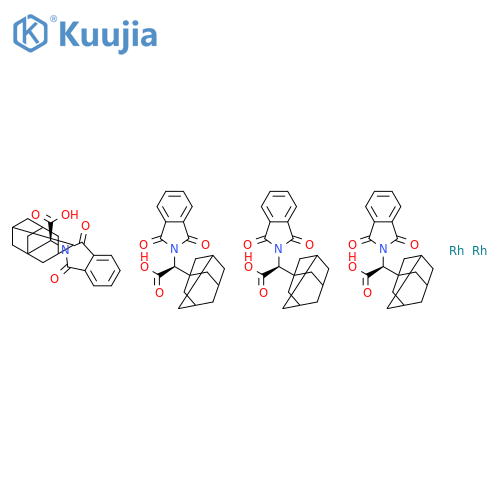Rhodium, tetrakis[m-[(aS)-1,3-dihydro-1,3-dioxo-a-tricyclo[3.3.1.13,7]dec-1-yl-2H-isoindole-2-acetato-kO2:kO2']]di-, (Rh-Rh) structure