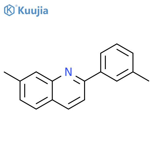 7-Methyl-2-m-tolylquinoline structure