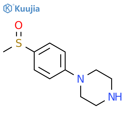 Piperazine, 1-[4-(methylsulfinyl)phenyl]- structure