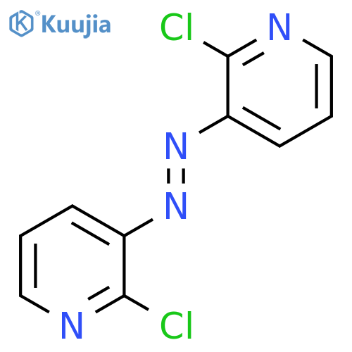 Pyridine, 3,3'-azobis[2-chloro- structure