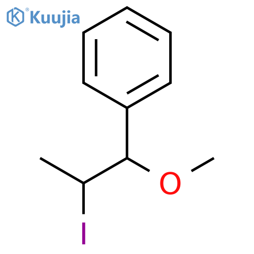 BENZENE, (2-IODO-1-METHOXYPROPYL)- structure