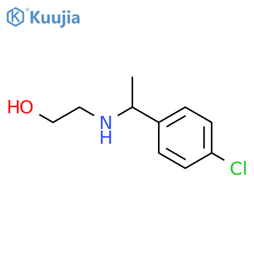 2-{1-(4-chlorophenyl)ethylamino}ethan-1-ol structure