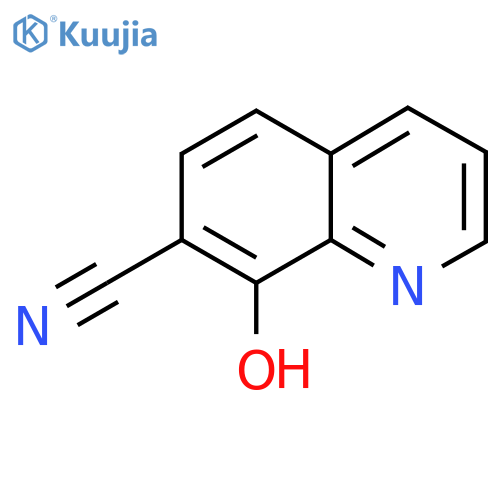 7-Quinolinecarbonitrile, 8-hydroxy- structure