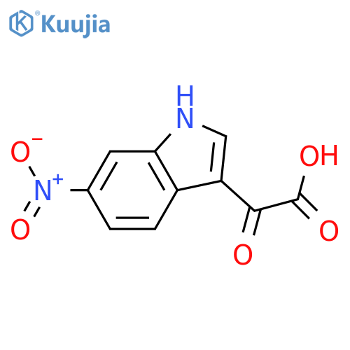 2-(6-Nitro-3-indolyl)-2-oxoaceticAcid structure