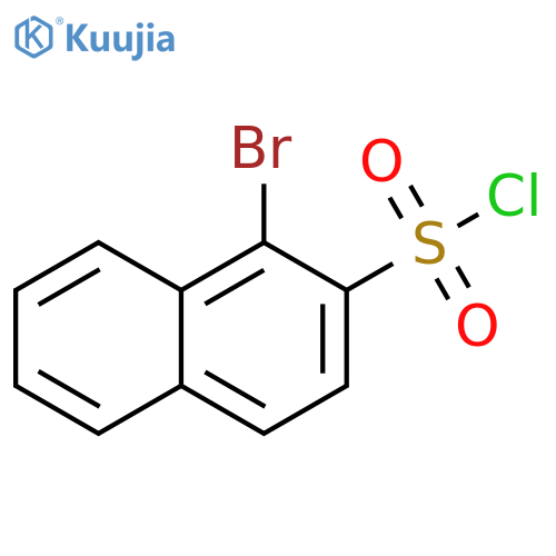 1-bromonaphthalene-2-sulfonyl chloride structure
