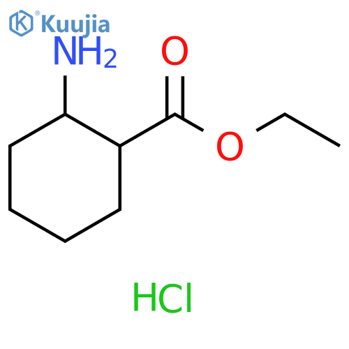 Ethyl 2-aminocyclohexane-1-carboxylate hydrochloride structure