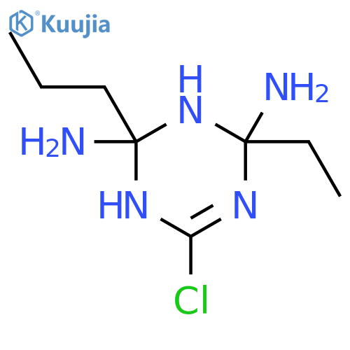 6-Chloro-N-ethyl-N'-propyl-1,3,5-triazine-2,4-diamine structure